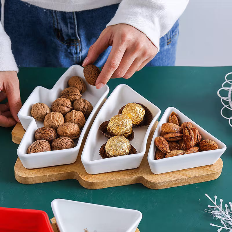 Tree-Shaped Snack Tray