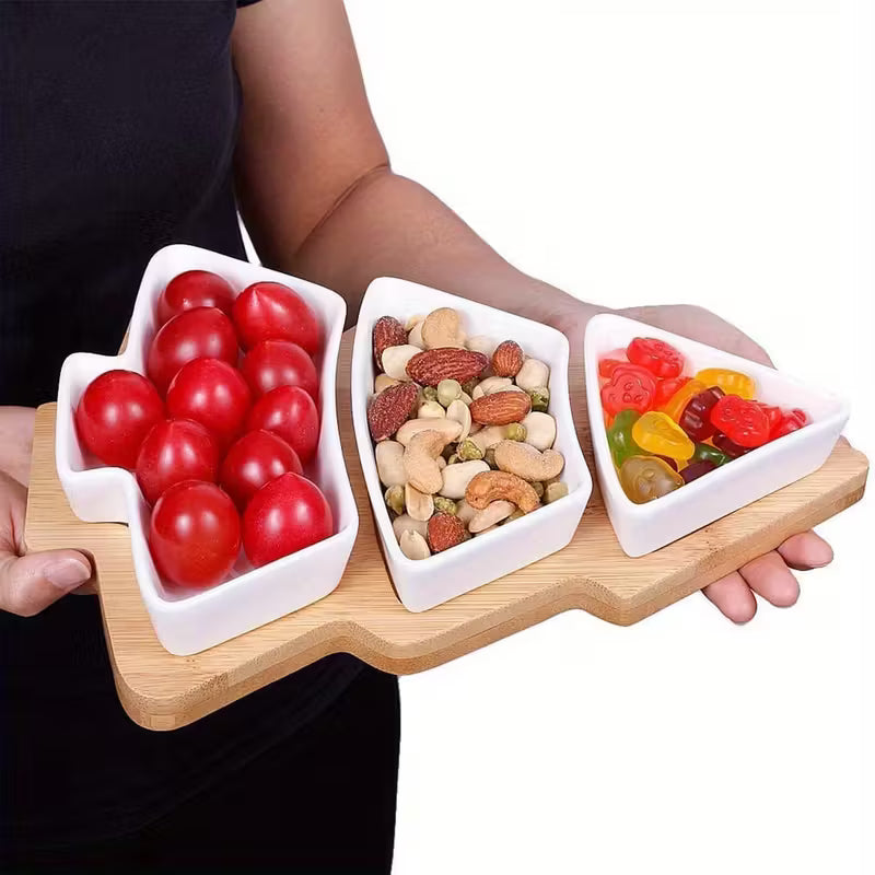Tree-Shaped Snack Tray