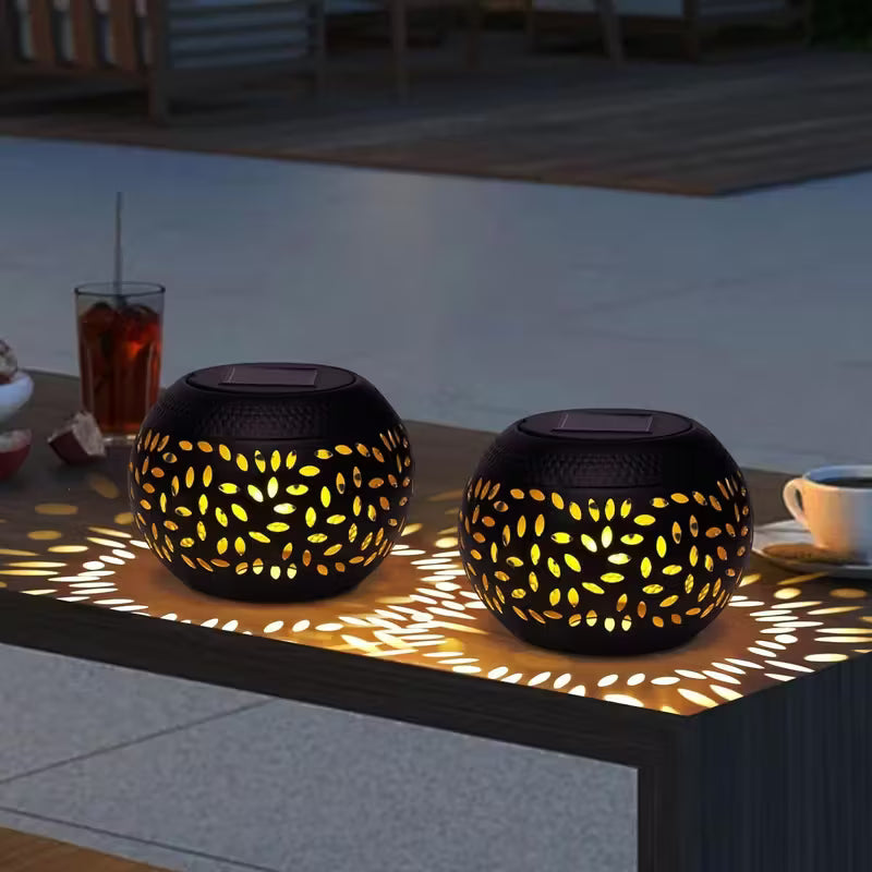 2pcs Solar LED Table Lamps