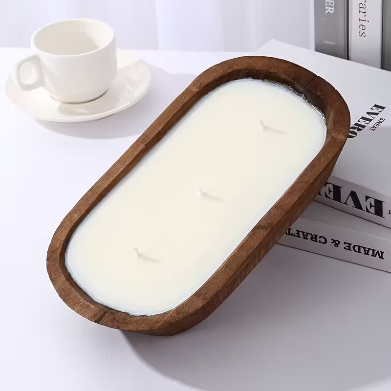 Wooden Boat Soy Candle